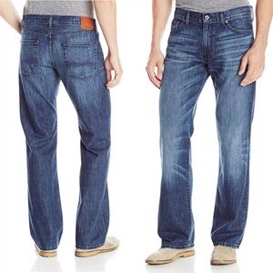 $100 Lucky Brand Men's 32 X 32 Blue 361 Vintage Straight Leg Indian Wells Jeans